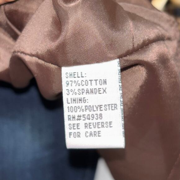 Appraisal Y2K Retro Big Button Leopard Print Trench Coat Jacket XL Bold Mob Wife - Picture 6 of 8